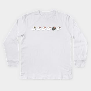 Sushi Bunnies Kids Long Sleeve T-Shirt